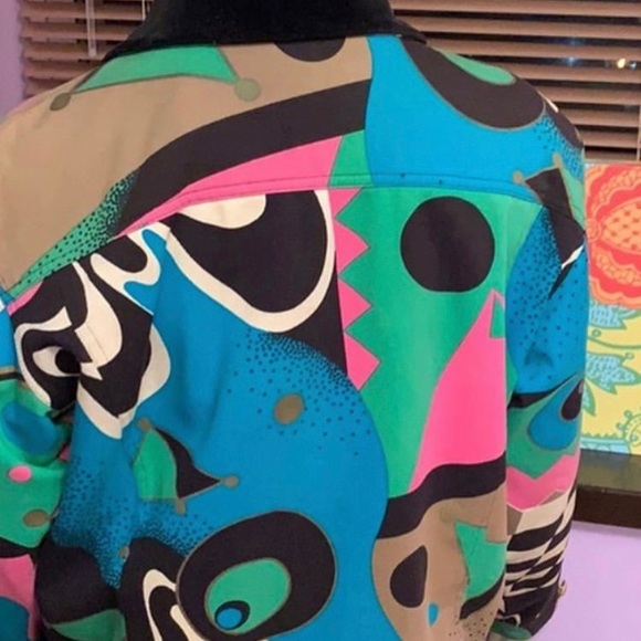 Louis Feraud quilted Jean jacket - colorful - Picture 2 of 4